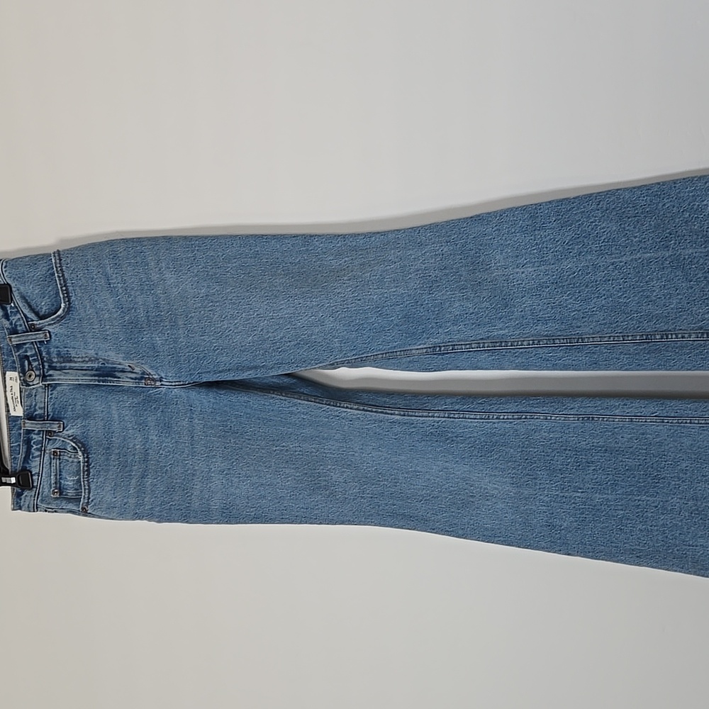 Abercrombie & Fitch Light Blue High Rise Jeans - Picture 7 of 8
